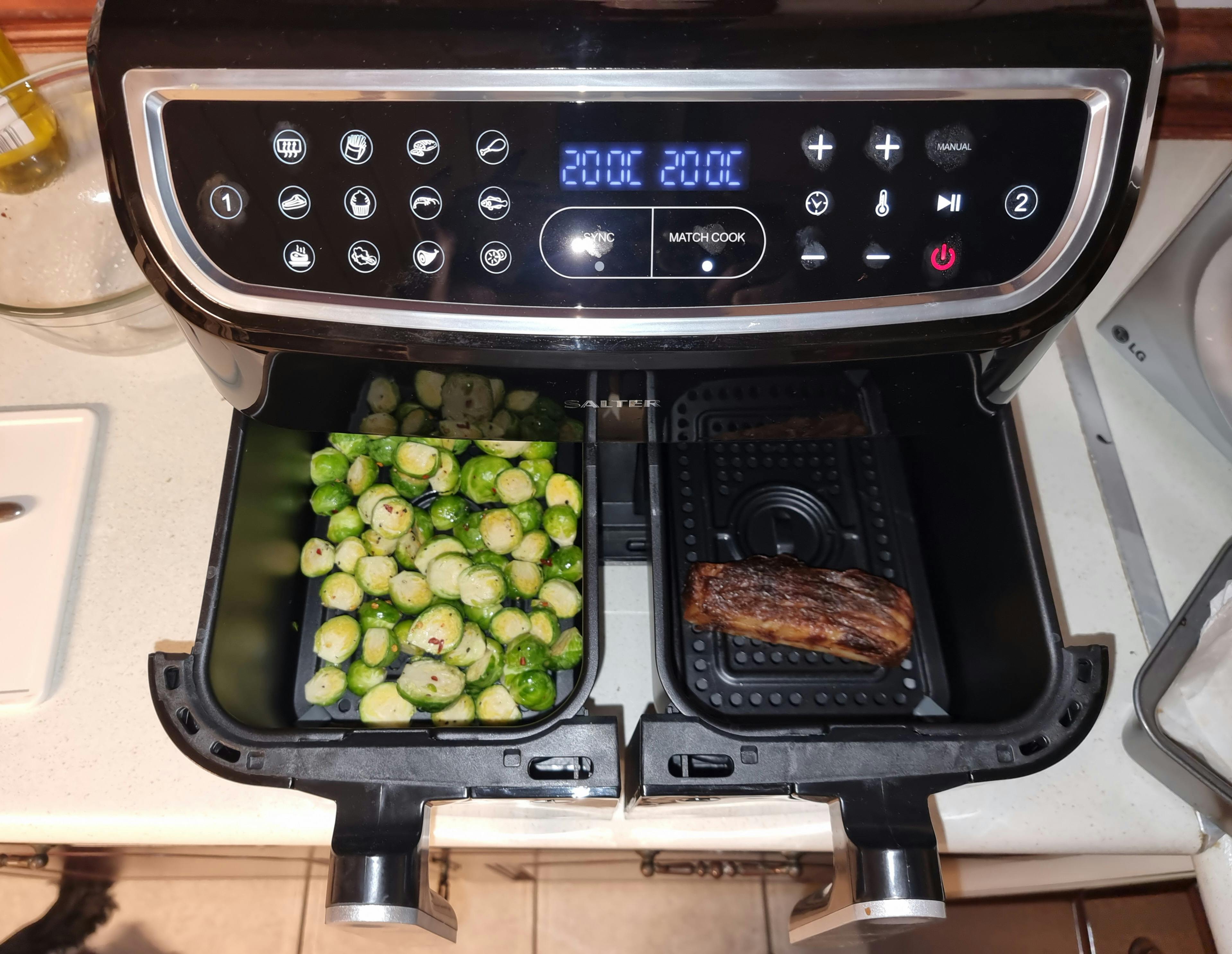 Salter Dual Cook Pro Air Fryer Review: It Makes Cooking Easy